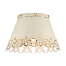 Golden Canada 0883-3FM AI - Wry Lighting Eloise 3-light Flush Mount in Antique Ivory